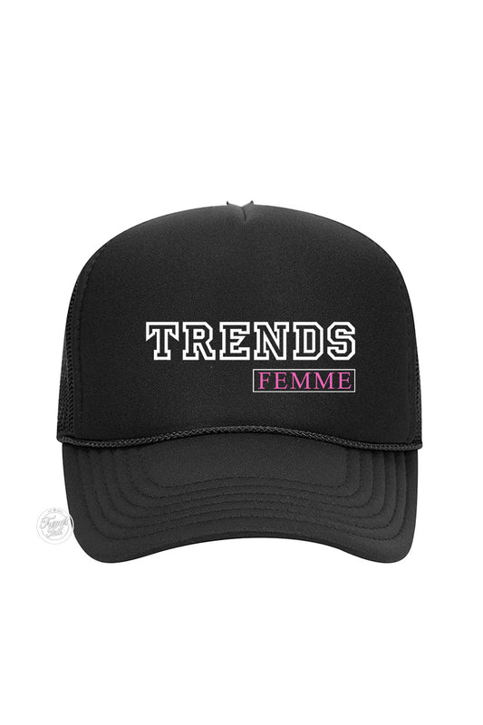 Trends Femme Trucker Hat Black / Pink