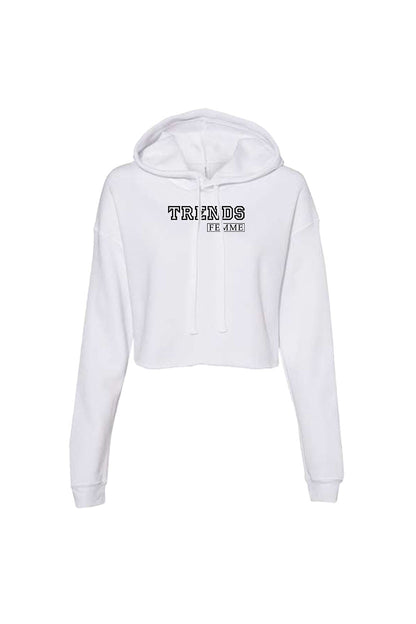 Trends Femme Crop Hoodie White