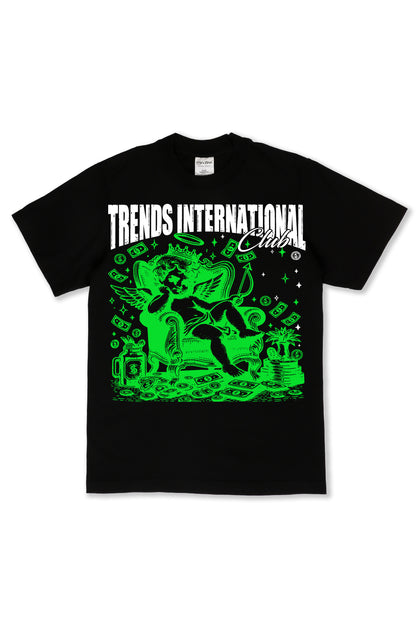 Trends Trillionaires T-shirt Black/Lime Green